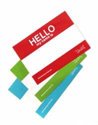 Montana "Hello My Name Is" - Stickers A5